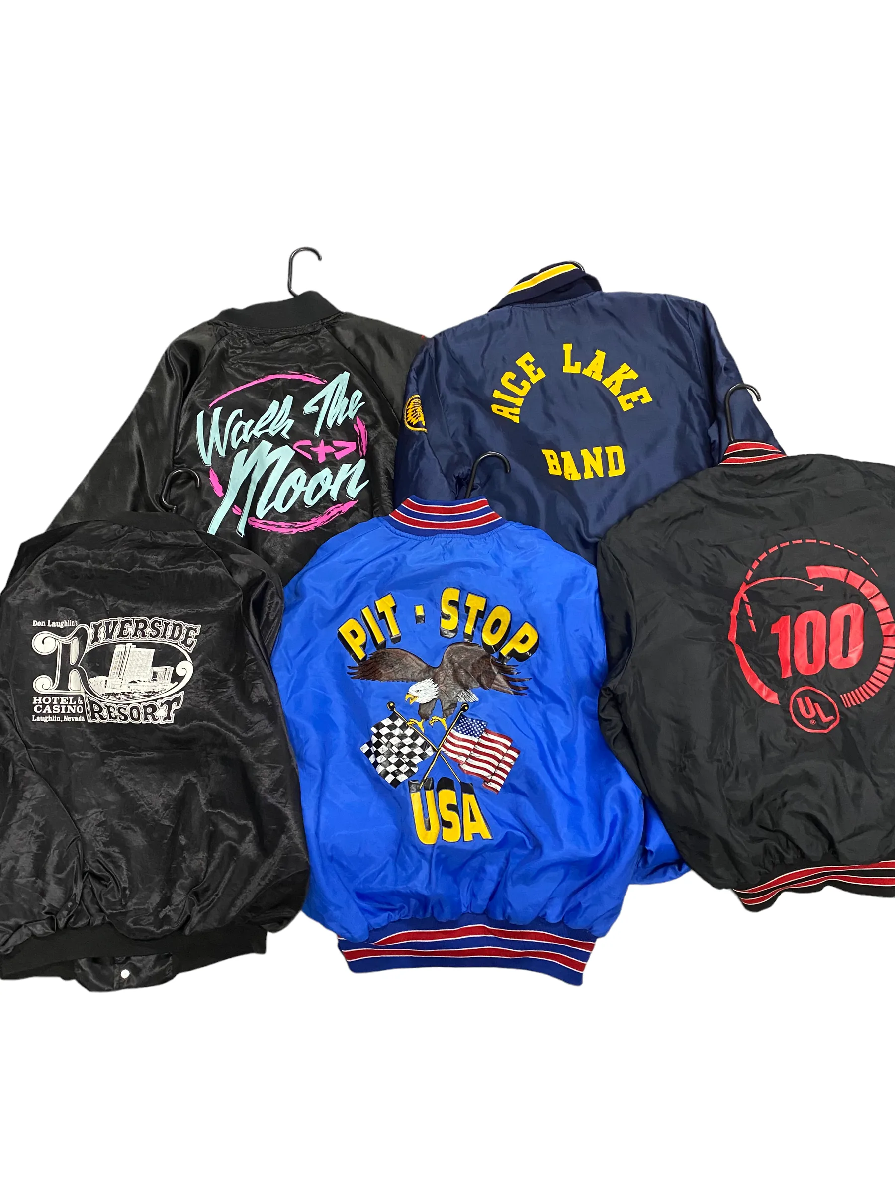 16pc Vintage Nylon Bomber Jackets Bundle