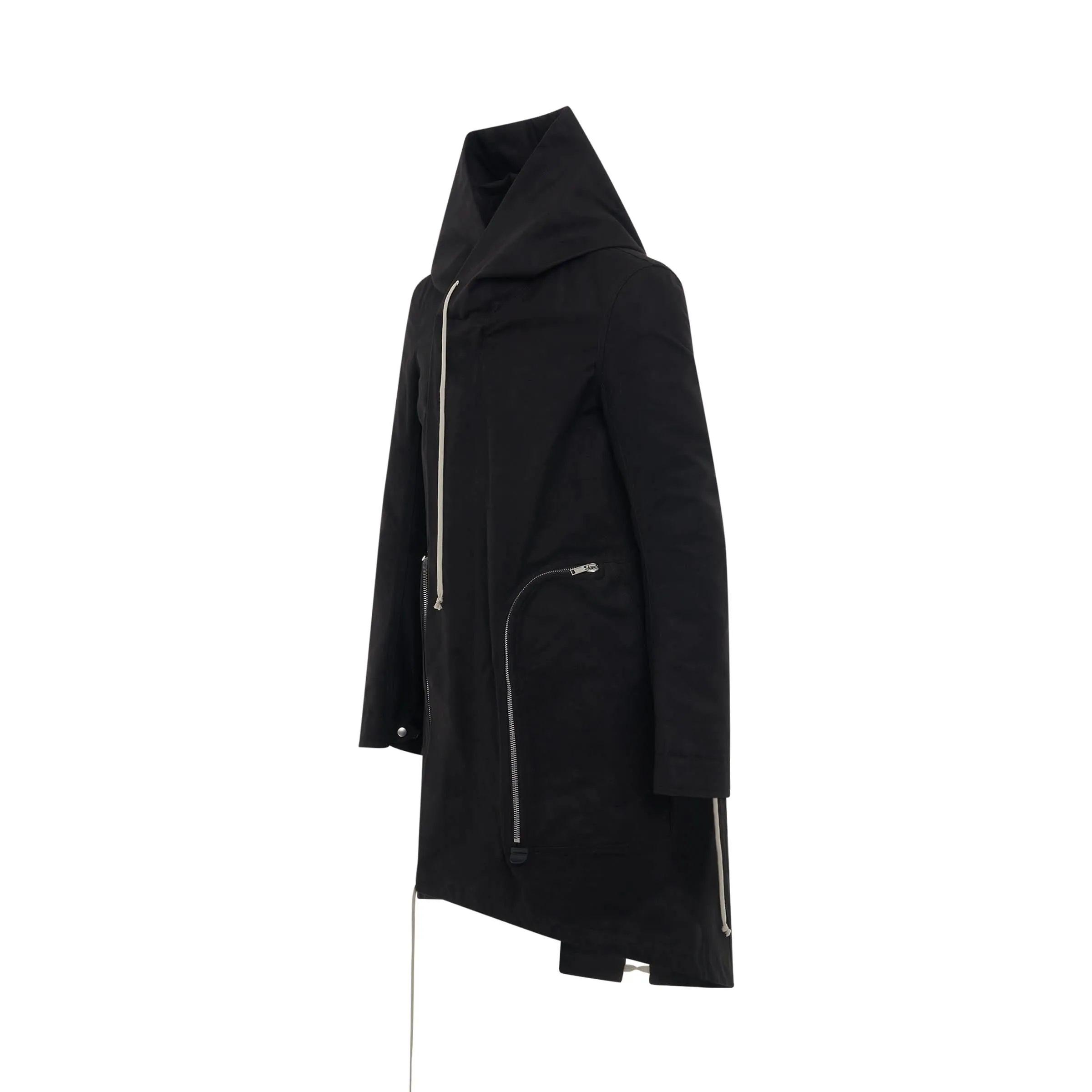 Bahaus Fishtail Padded Parka in Black