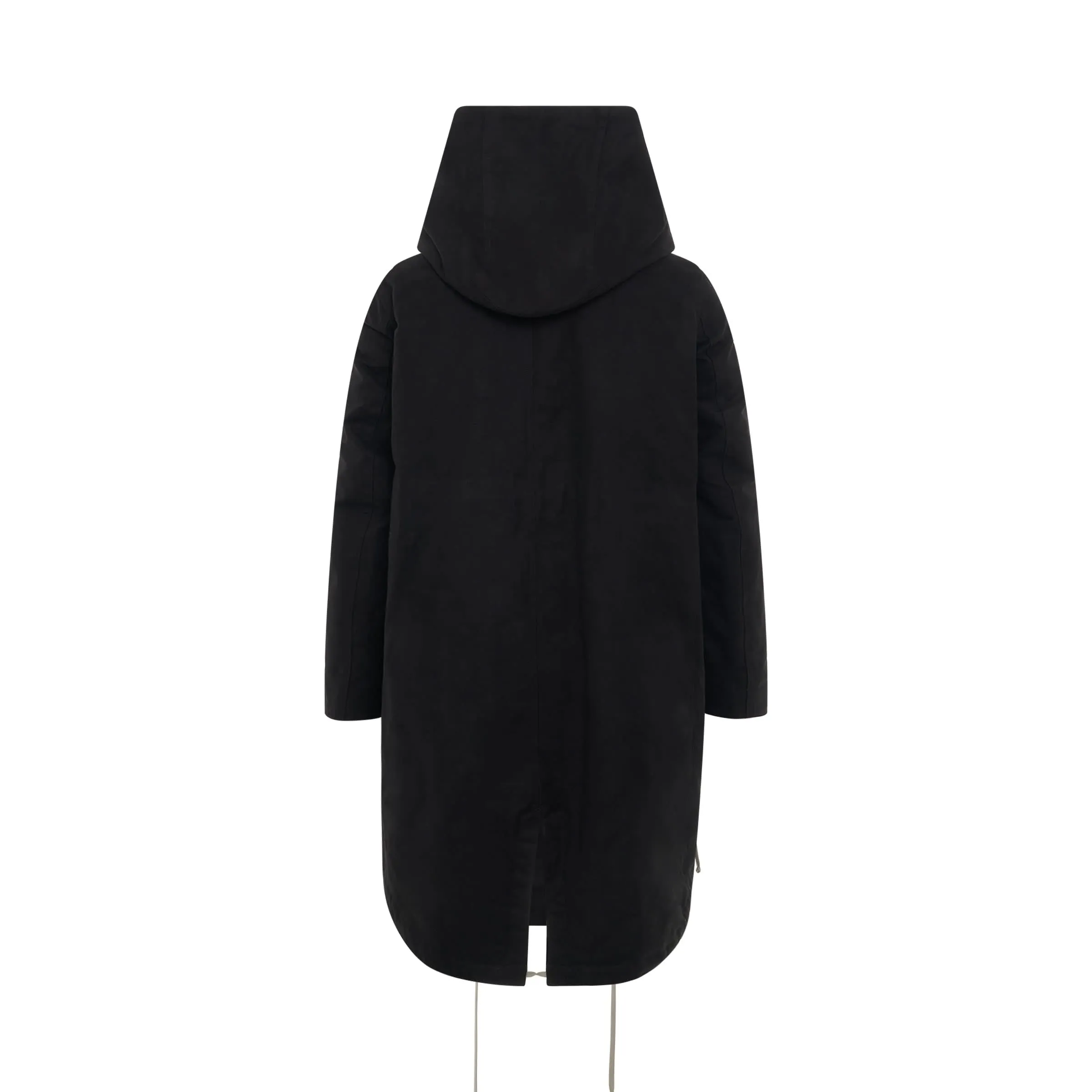 Bahaus Fishtail Padded Parka in Black