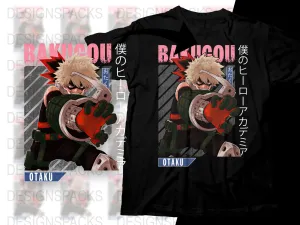 BAKUGOU Anime Graphic Png Digital Download