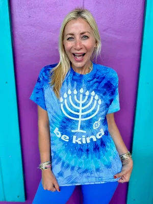 Be Kind Hanukkah Menorah Tee