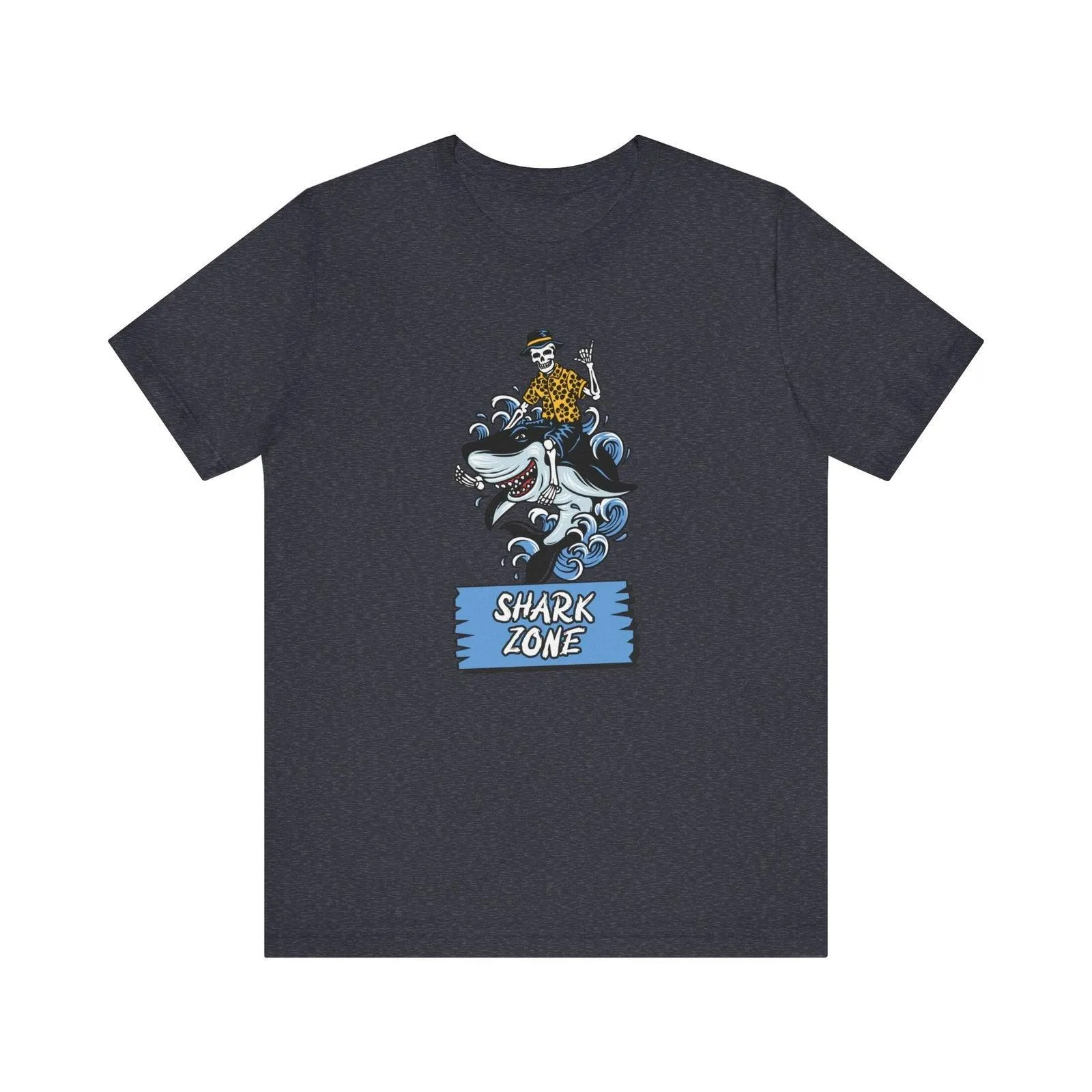 Beach Surfing the Shark Zone T Shirt