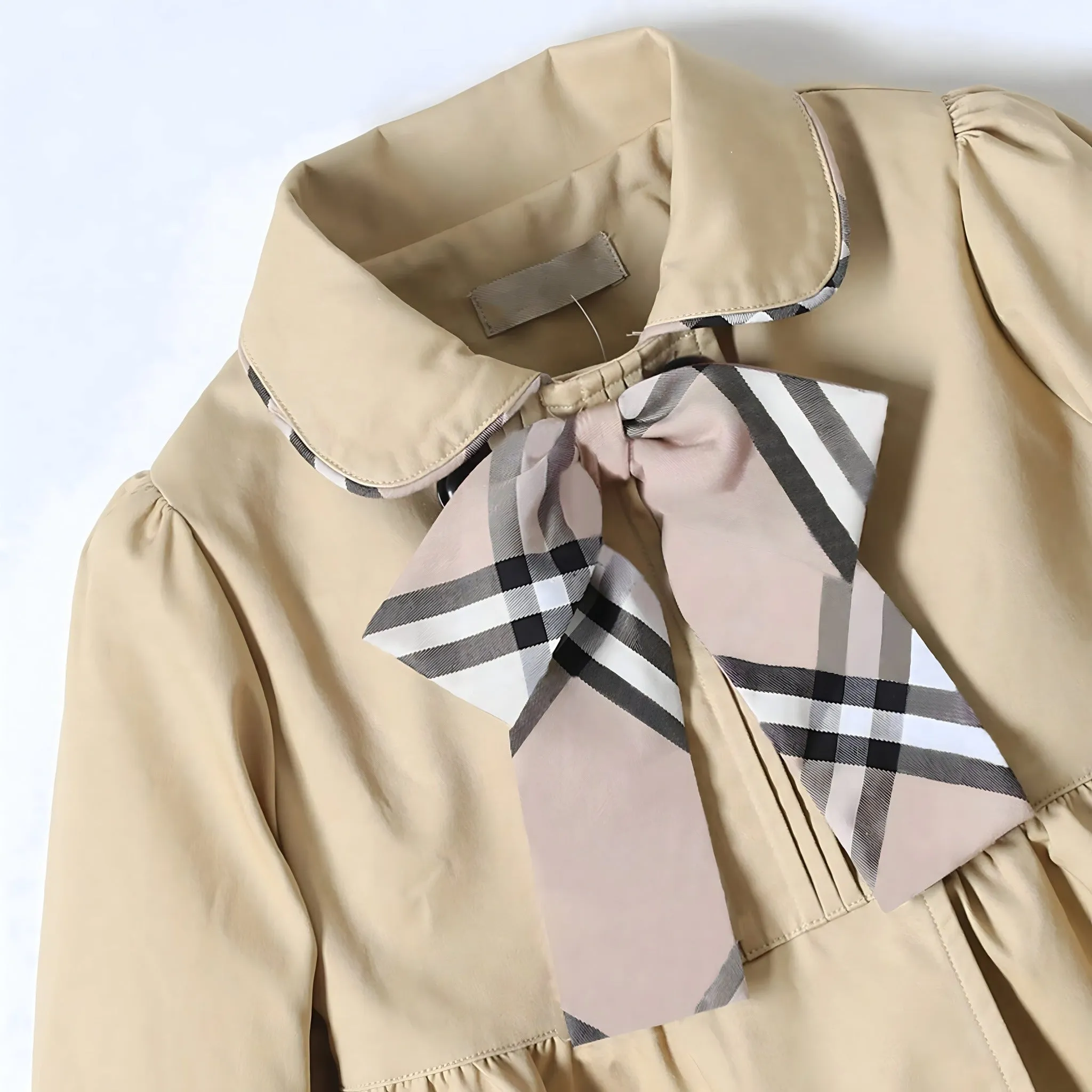 Beige Vintage London Trench Coat