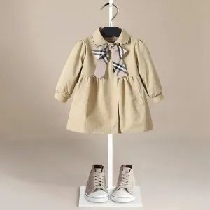 Beige Vintage London Trench Coat