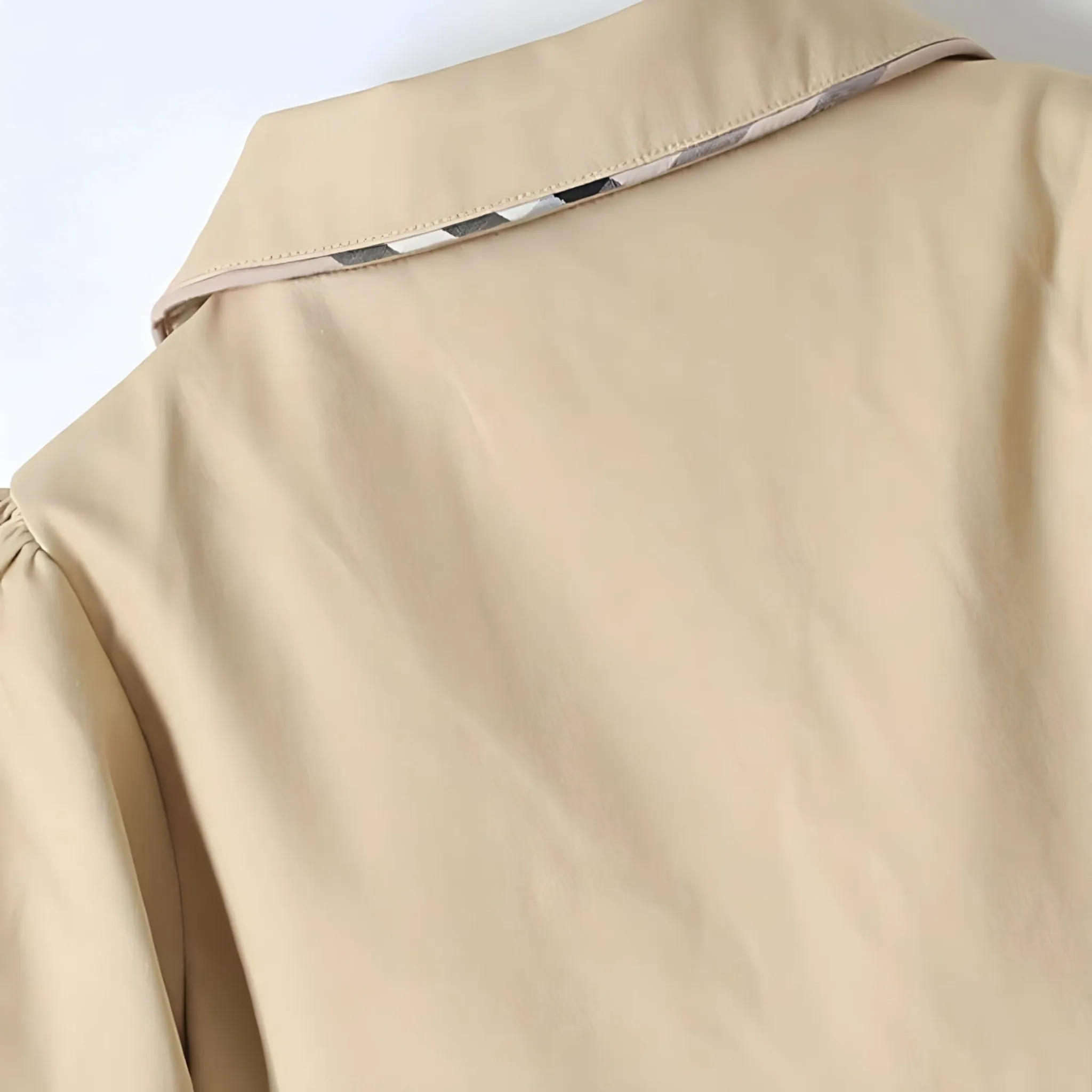 Beige Vintage London Trench Coat