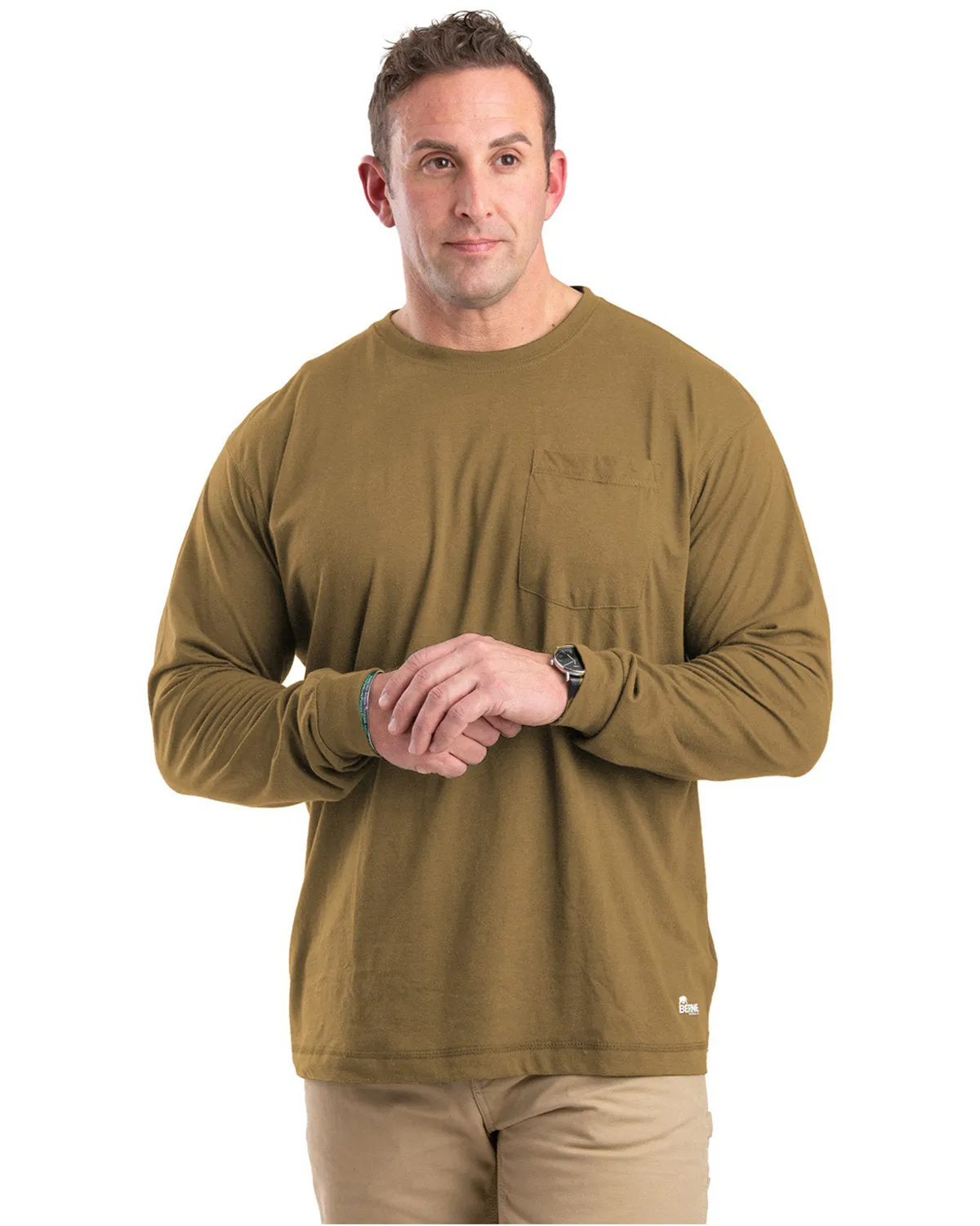 Berne Unisex Performance Long-Sleeve Pocket T-Shirt