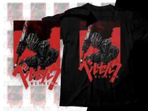 Berserk Guts Knight Action Design Graphic Png Digital Download