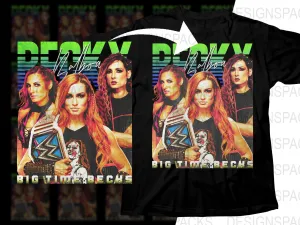 Big Time Becks Becky Lynch Wrestling Divas Png Digital Download