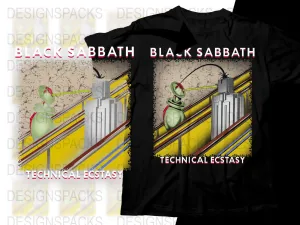 Black Sabbath Technical Ecstasy Graphic Png Digital Download