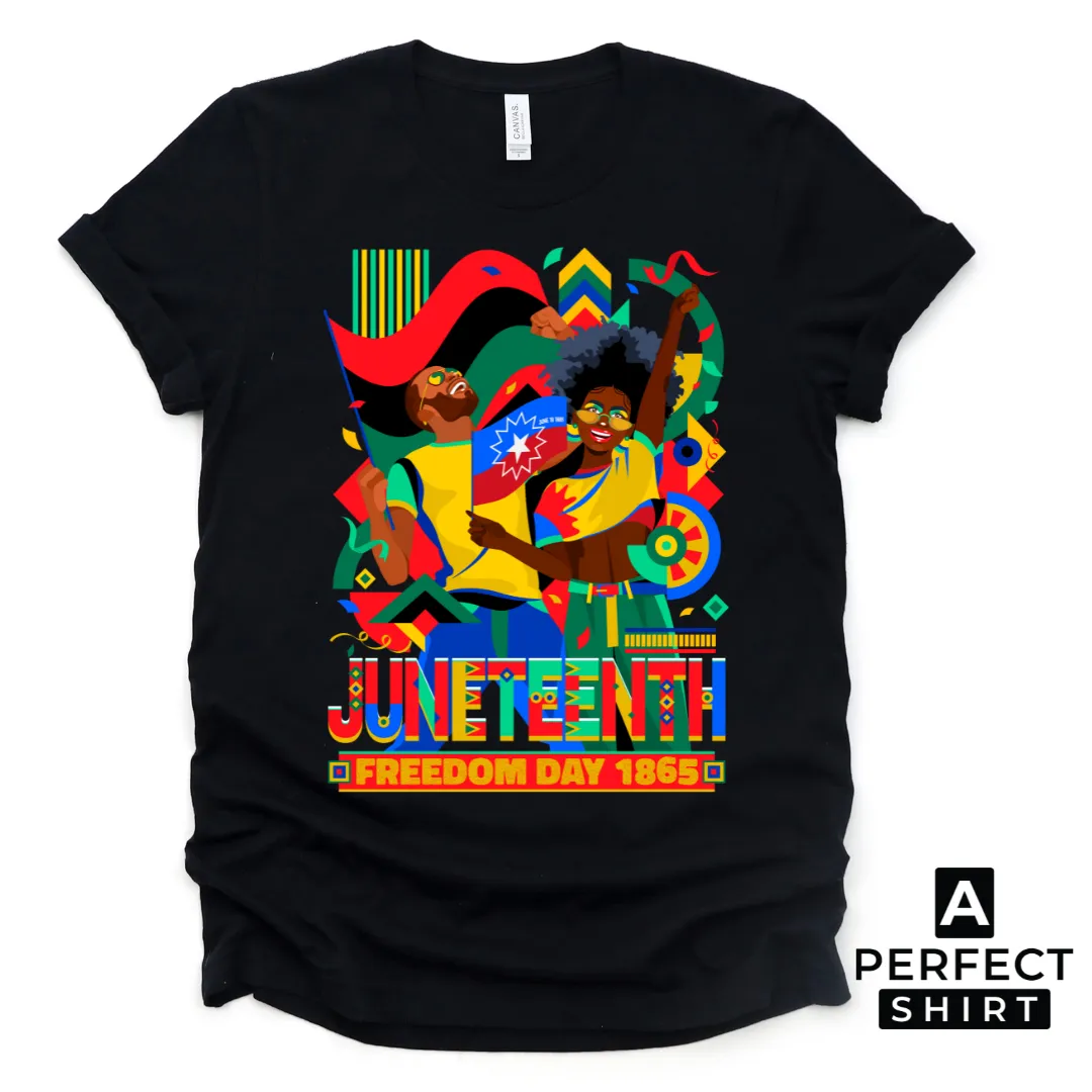 Celebrate Juneteenth, Freedom Day 1865 Graphic Unisex Shirt