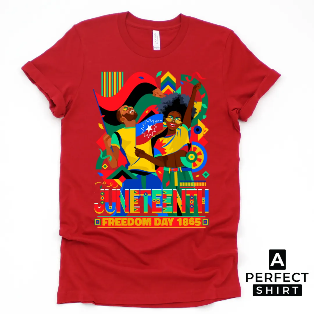 Celebrate Juneteenth, Freedom Day 1865 Graphic Unisex Shirt