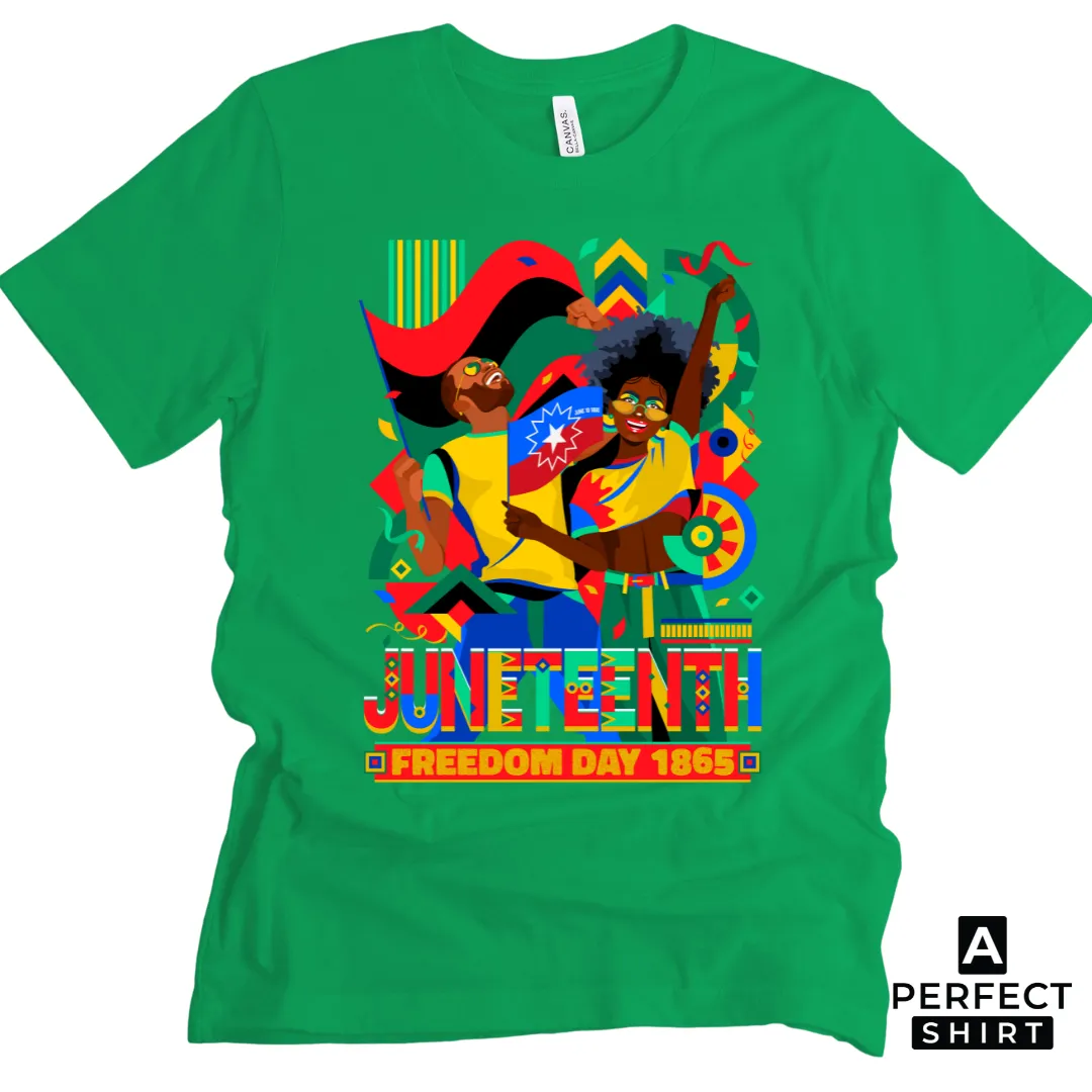 Celebrate Juneteenth, Freedom Day 1865 Graphic Unisex Shirt