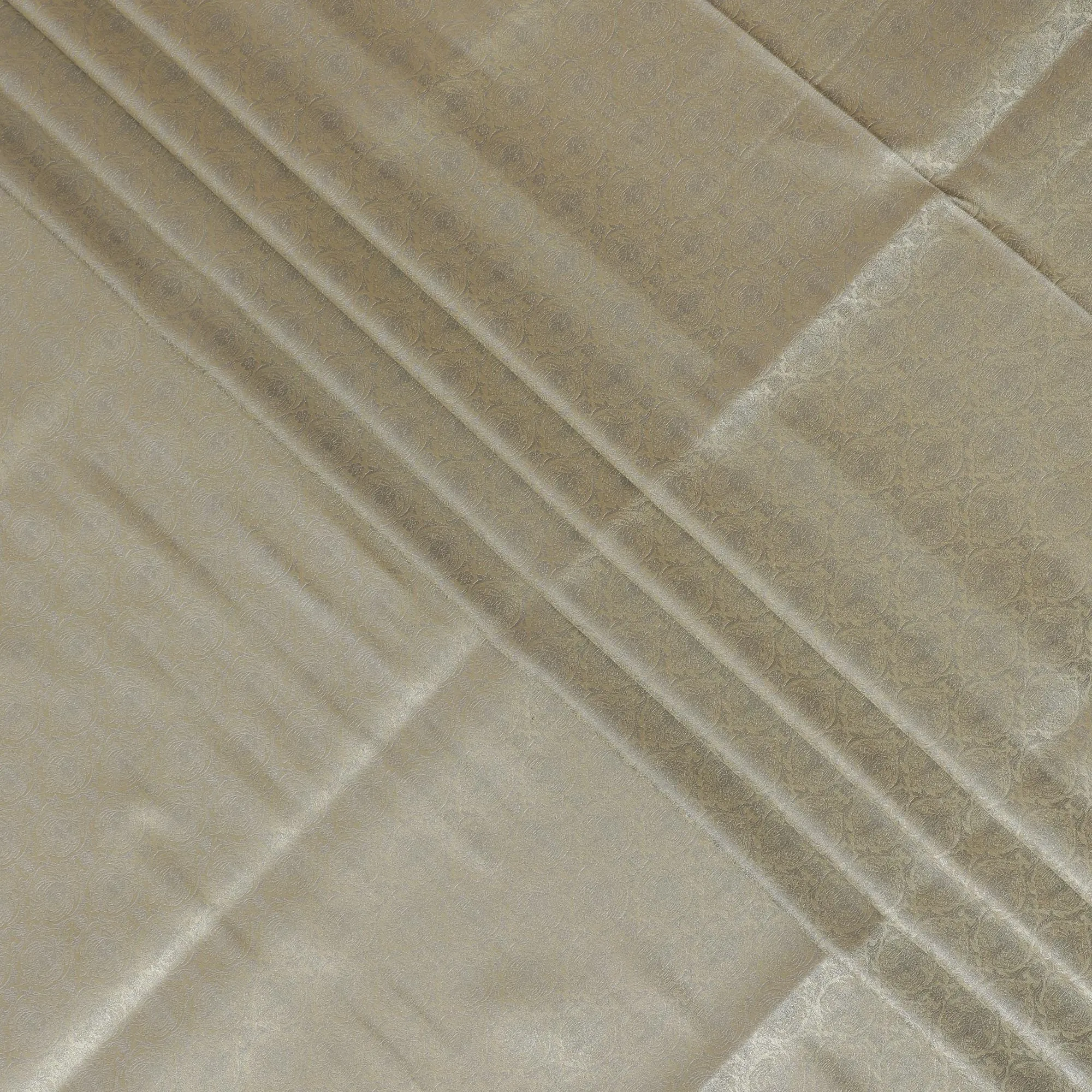 Champagne Gold Opulence Brocade – Timeless Elegance in Fabric-D19039