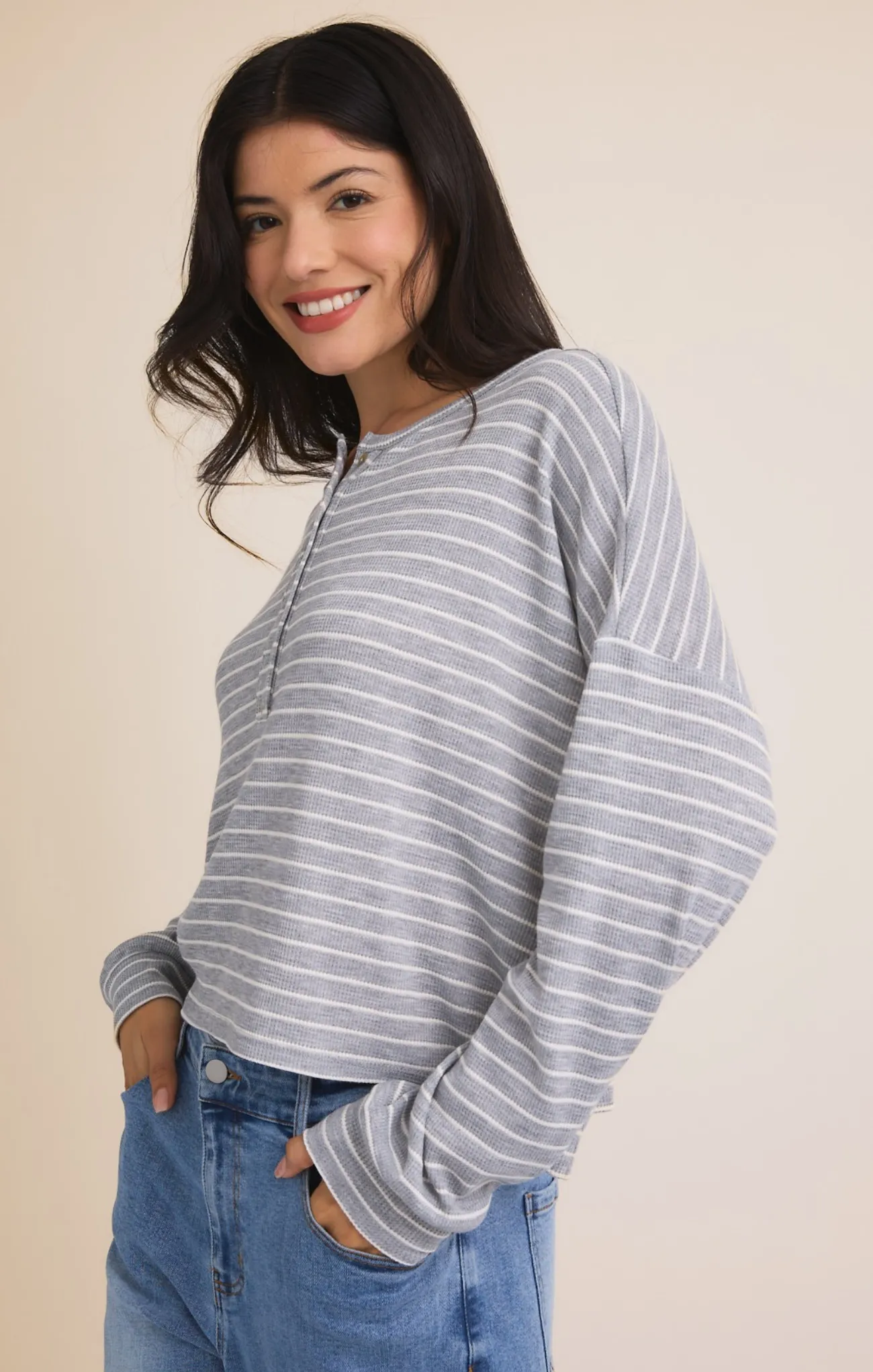 Charlotte Stripe Henley