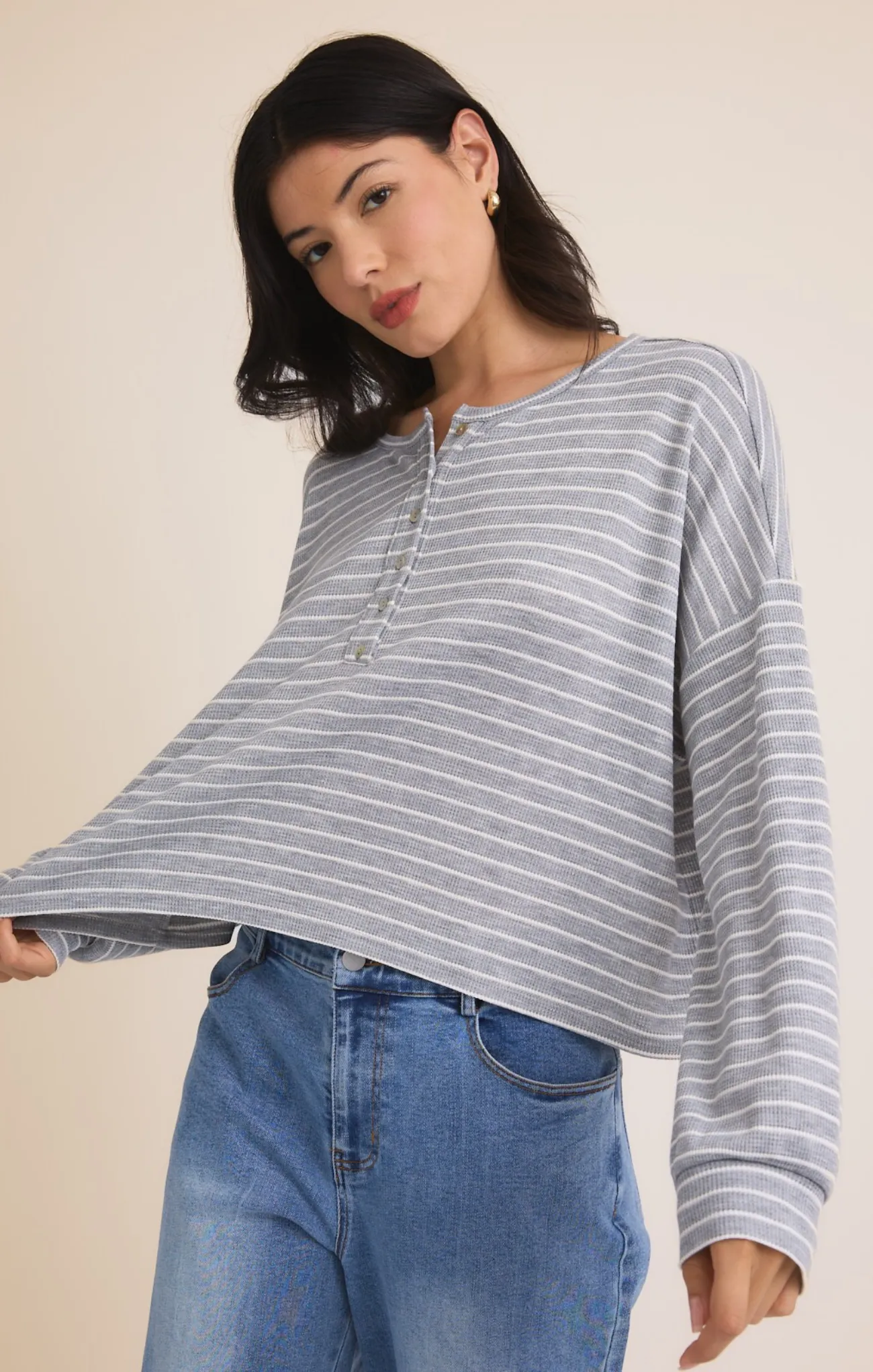 Charlotte Stripe Henley