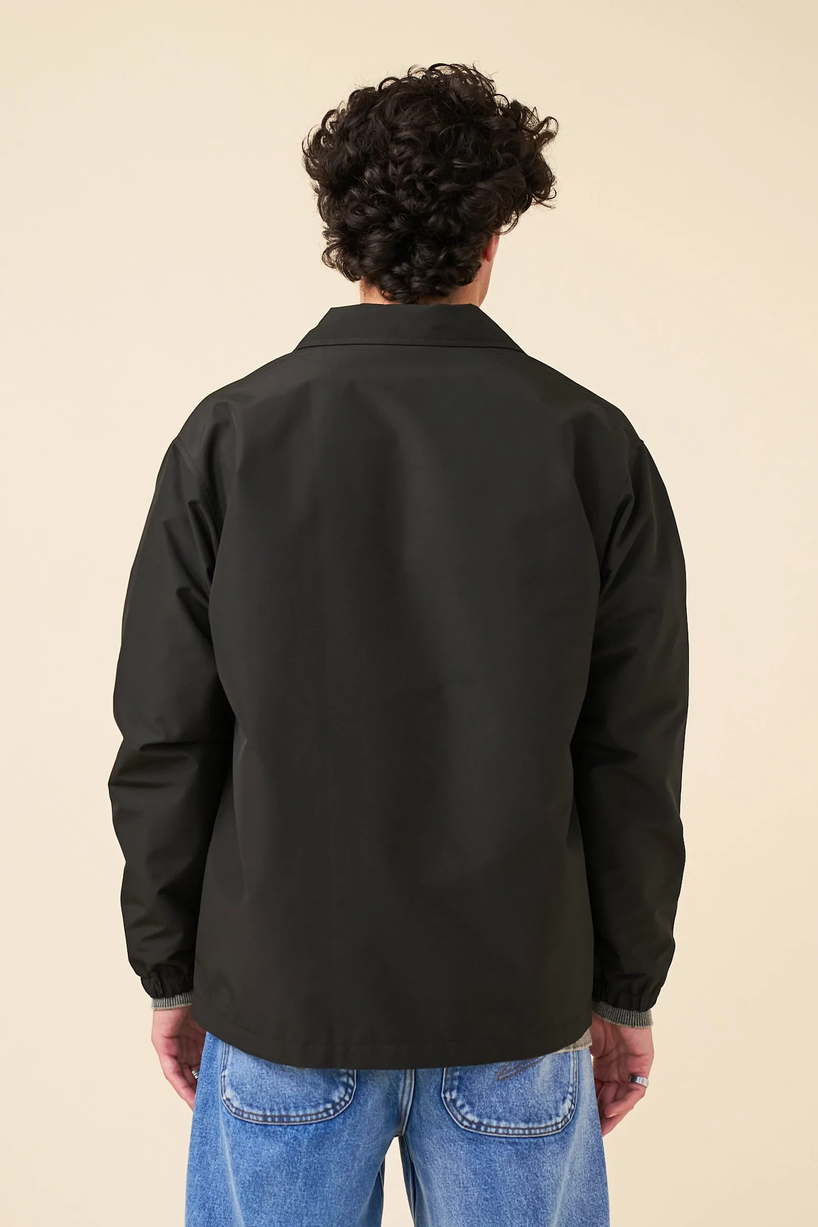 CLASSIC COACH JACKET - BLACK