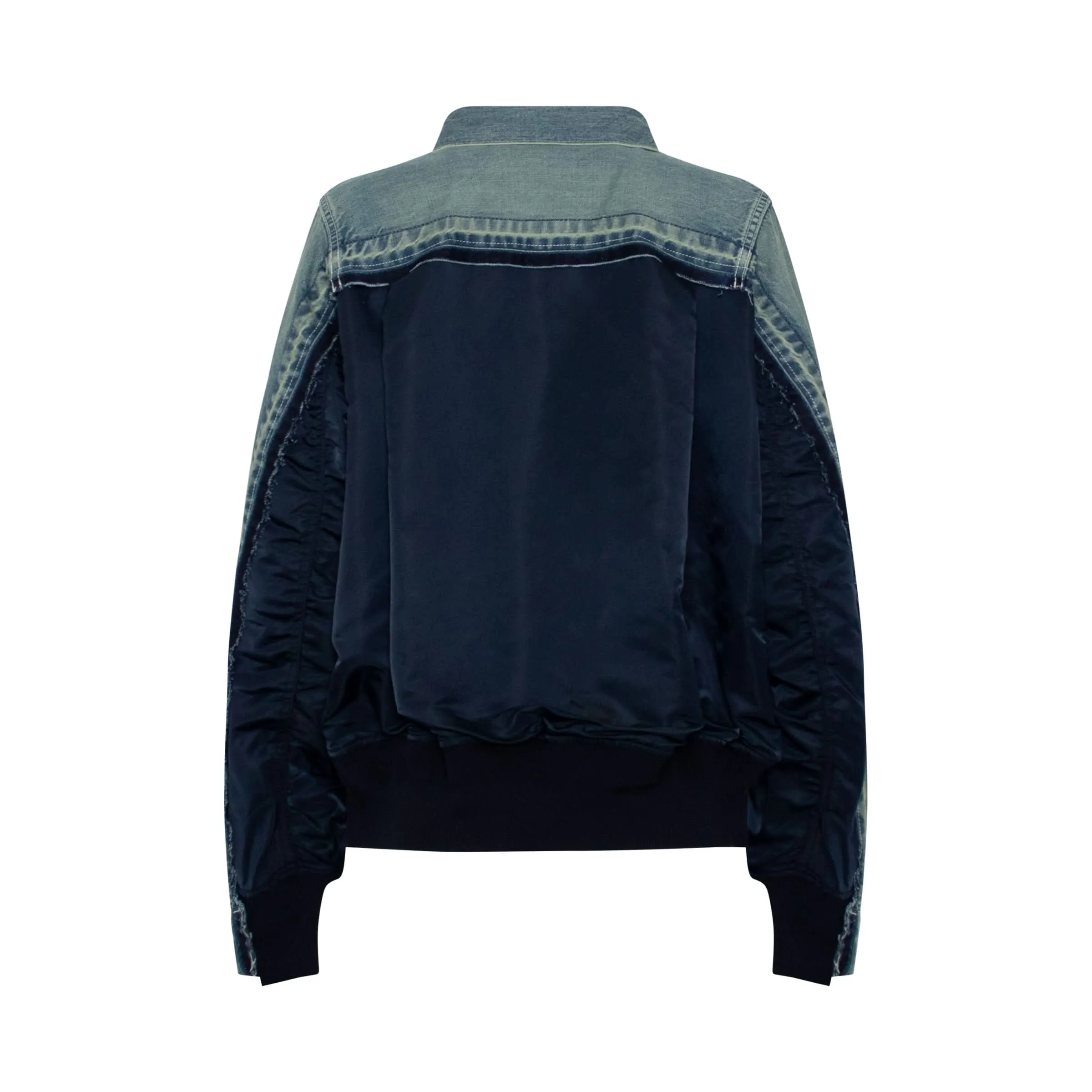 Classic MA-1 Denim Jacket Light Blue