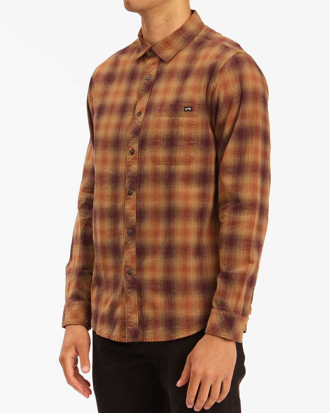 Coastline Long Sleeve Plaid Shirt Men's