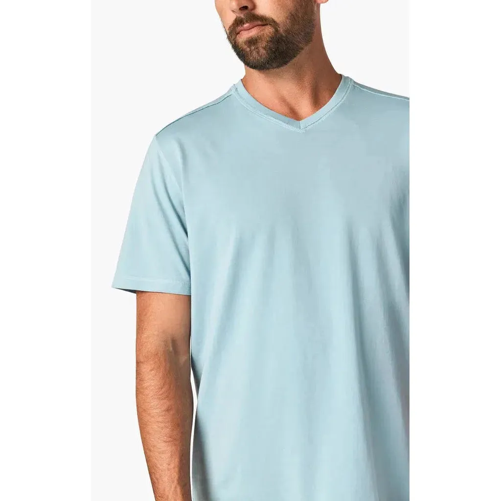 DECONSTRUCTED V-NECK TEE