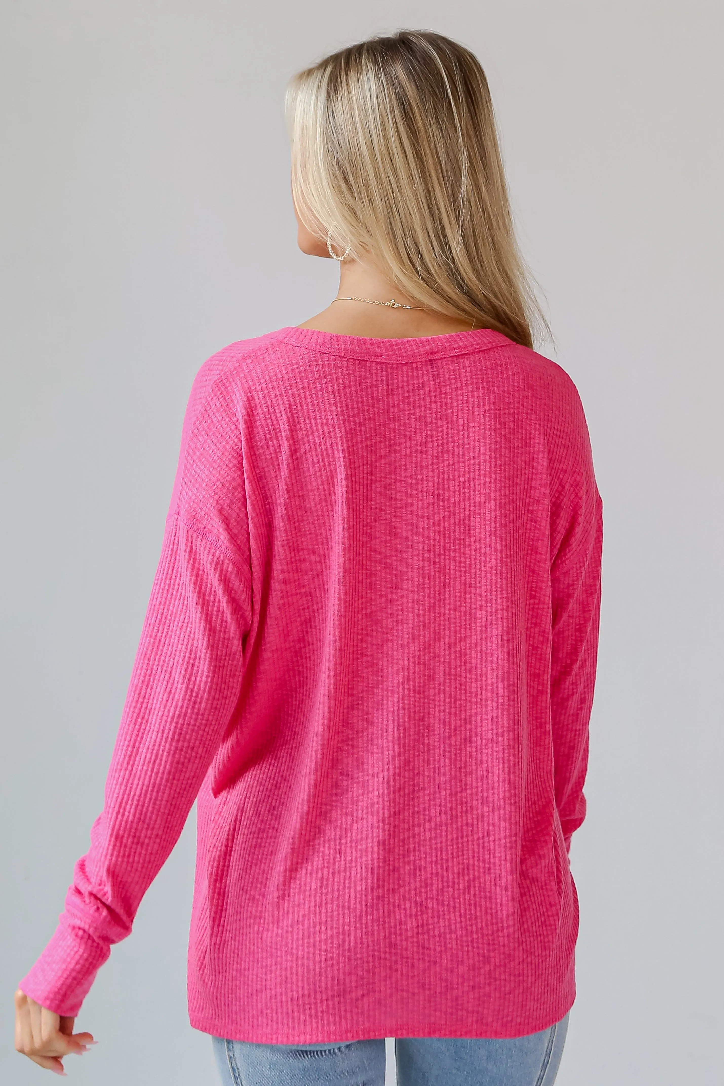 FINAL SALE - Sarah Knit Henley Top - DOORBUSTER