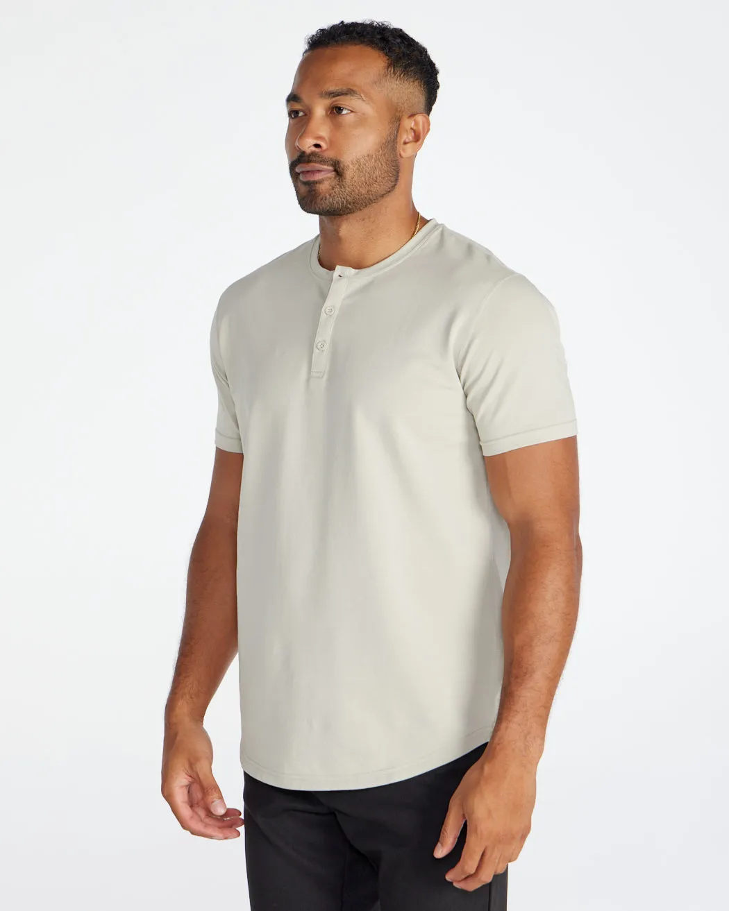 Henley Drop-Cut: LUX (Size L)