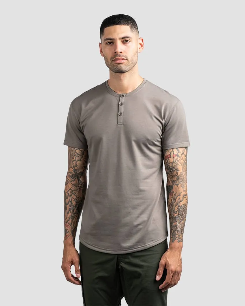 Henley Drop-Cut: LUX (Size L)