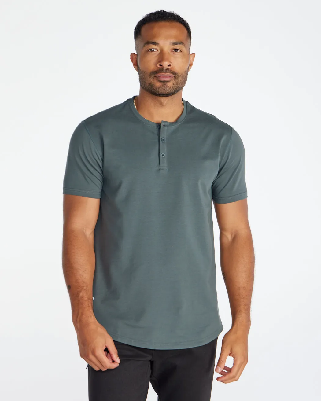 Henley Drop-Cut: LUX (Size L)