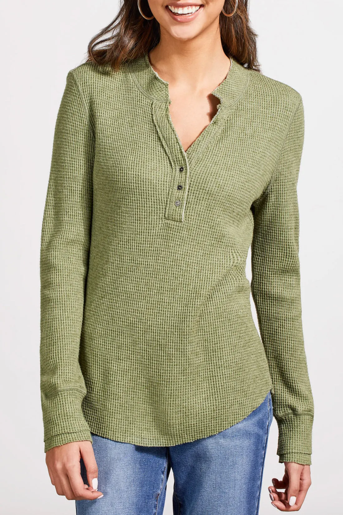 Henley Top with Buttons