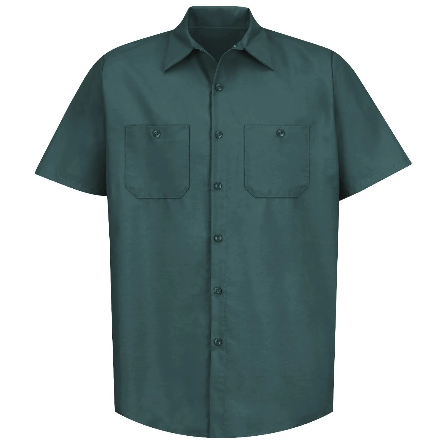 Industrial Work Shirt Short Sleeve - Spruce Green