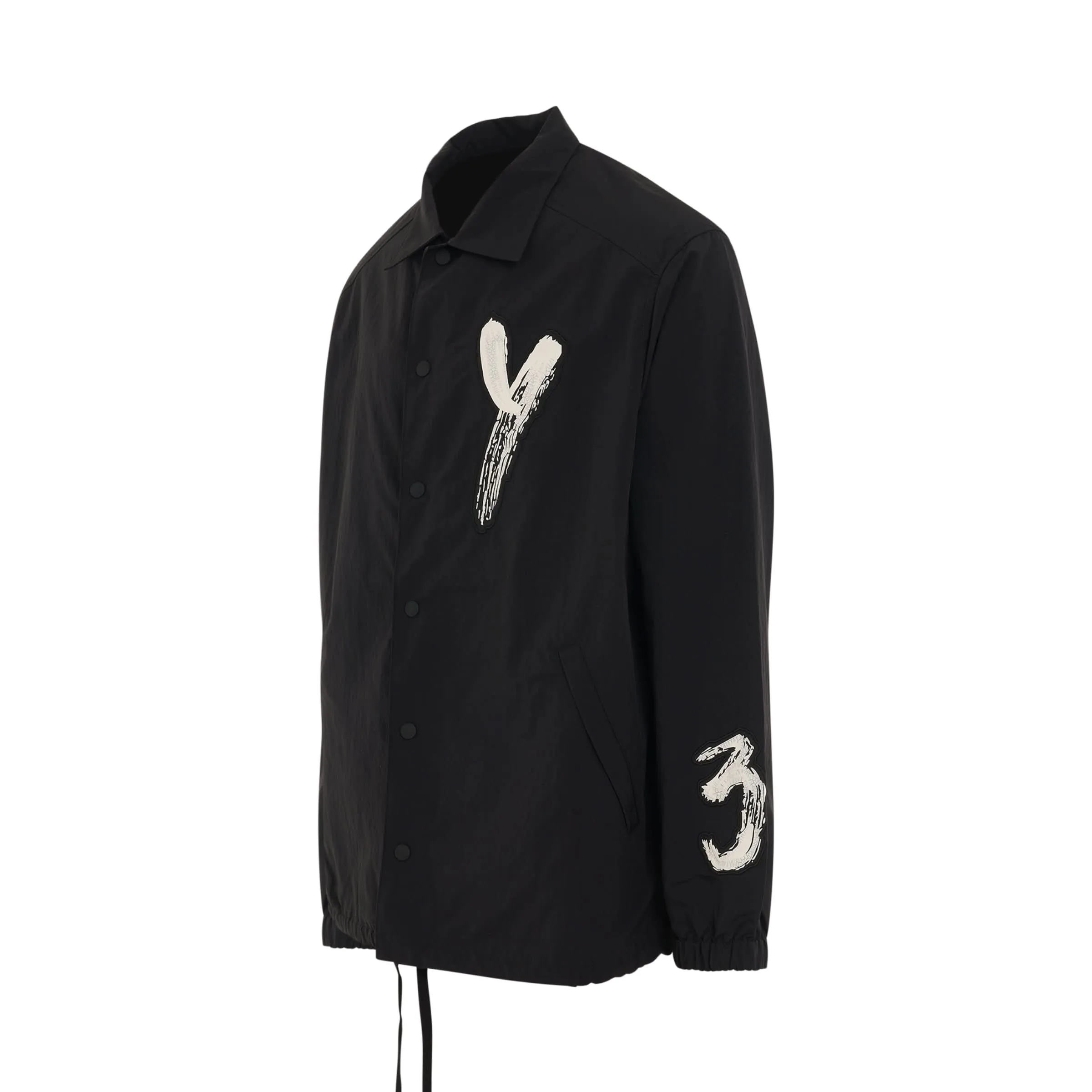 Logo Coach Jacket in Black