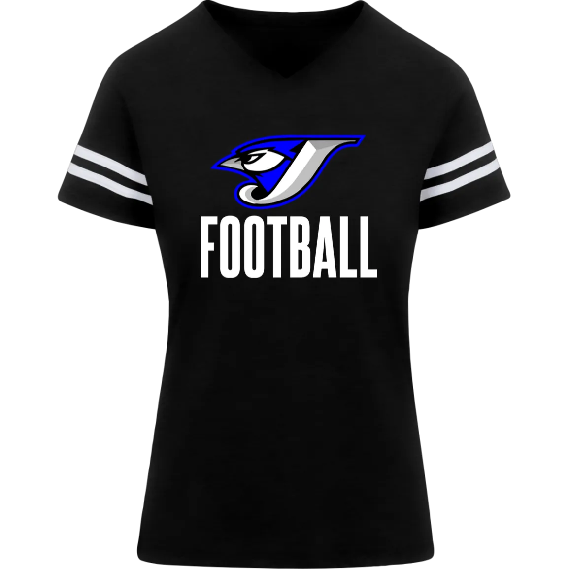 Logo Football 3537 LAT Womens Football Tee