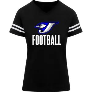 Logo Football 3537 LAT Womens Football Tee