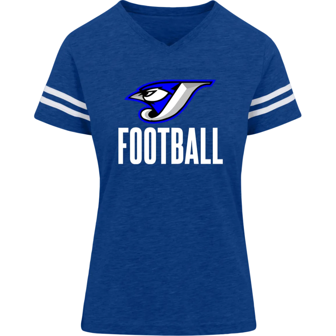 Logo Football 3537 LAT Womens Football Tee