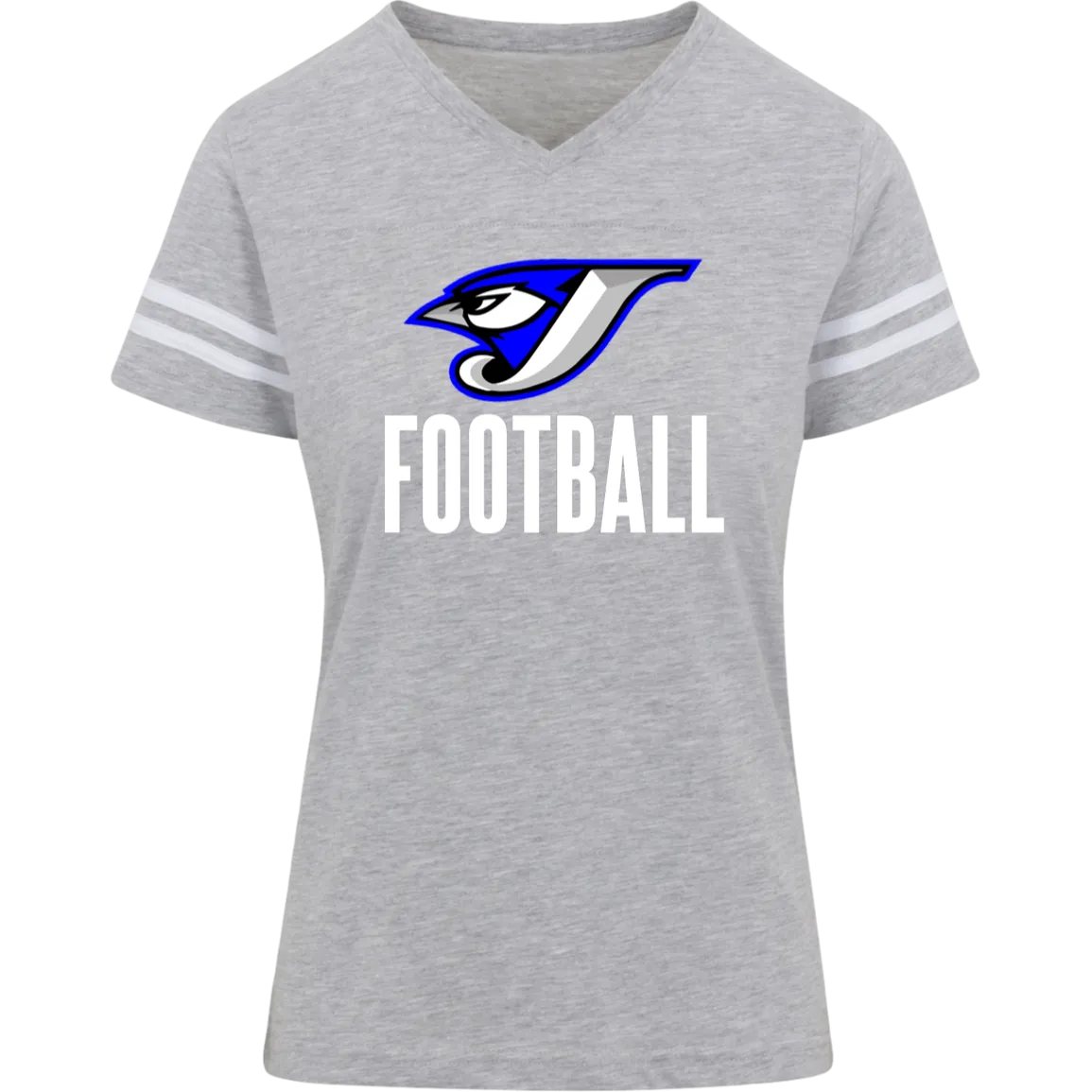 Logo Football 3537 LAT Womens Football Tee