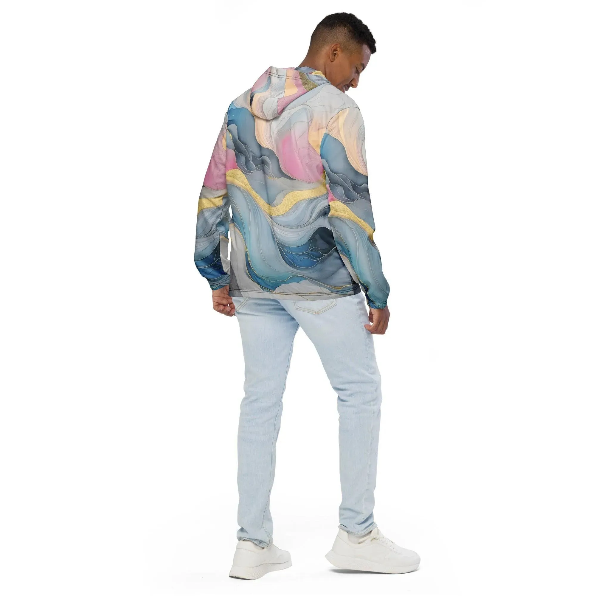 Marble Sky Waterproof Hooded Jacket