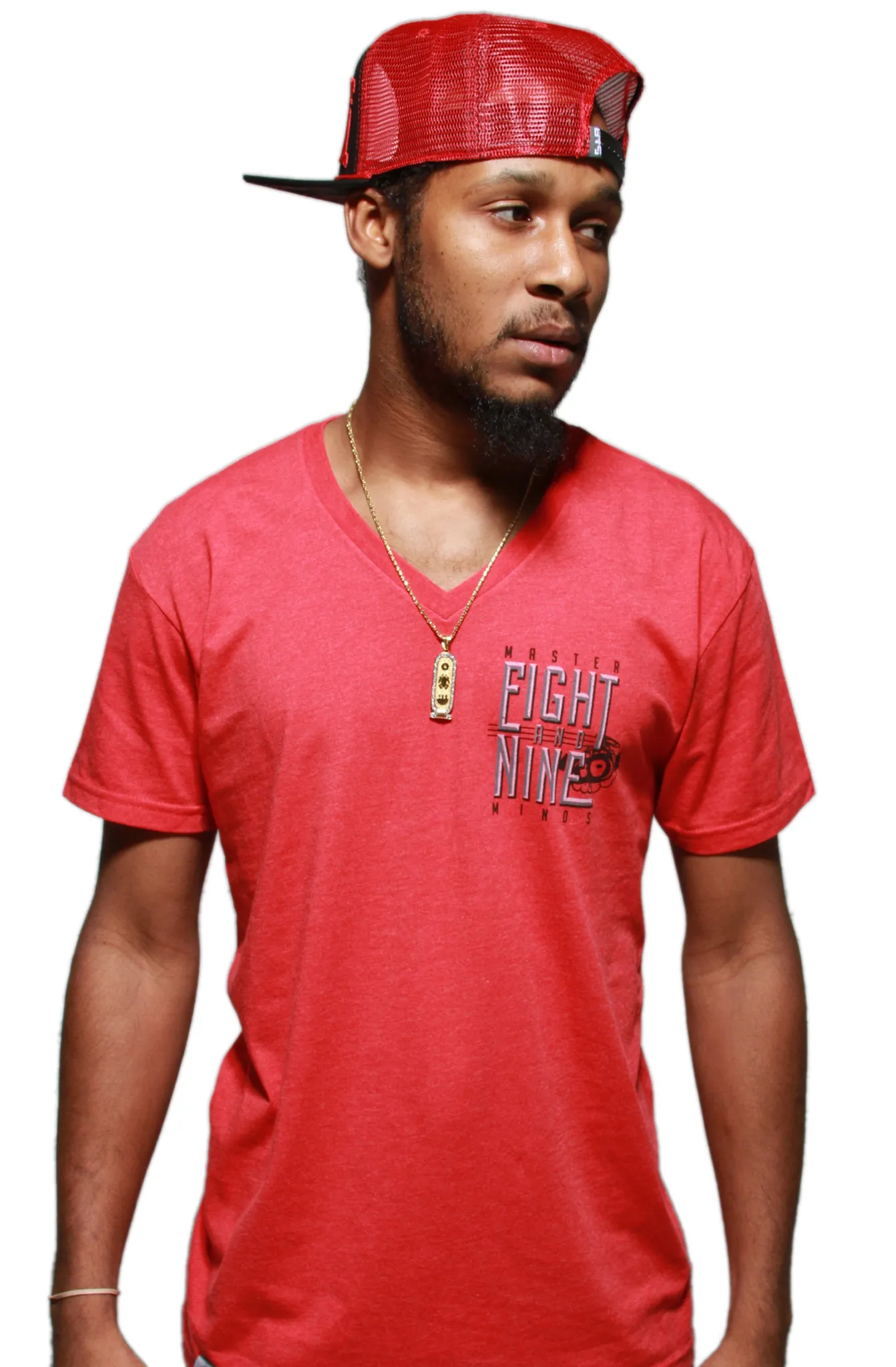 Masterminds Infrared V Neck Tee