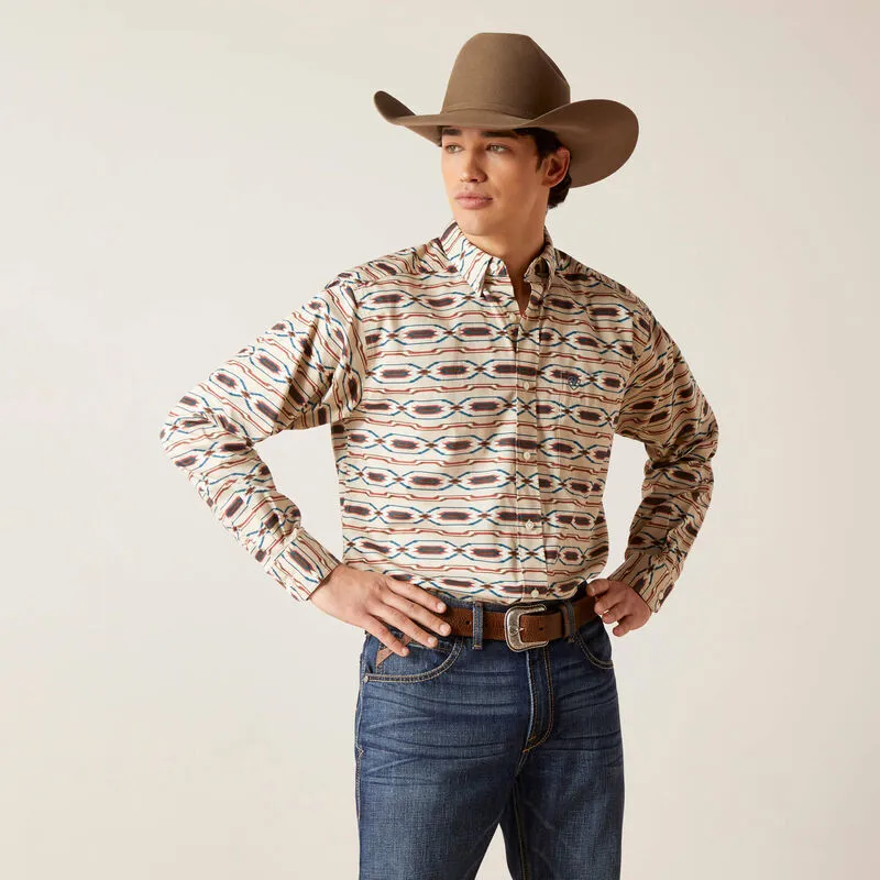 Men's Ariat Chimayo Print Long Sleeve Button Down Shirt