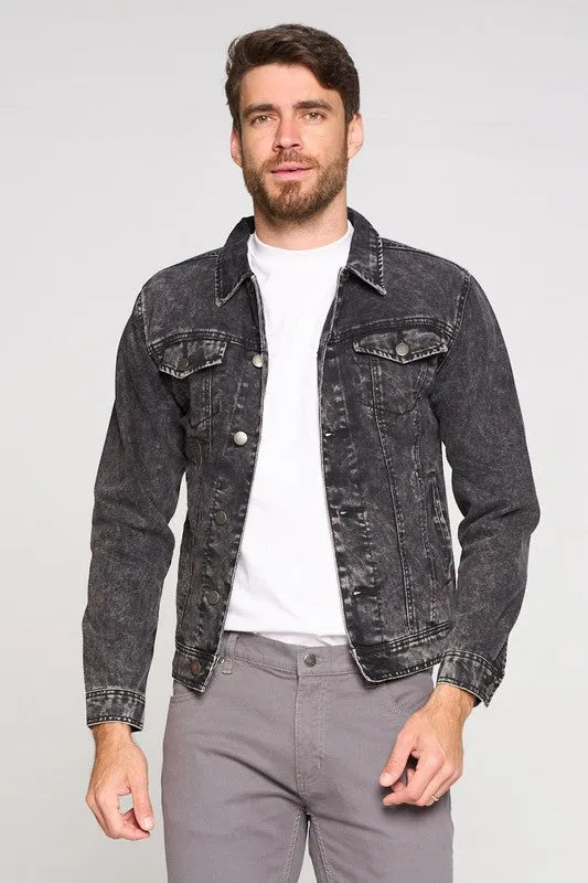 Men's Denim Stonewashed Jacket