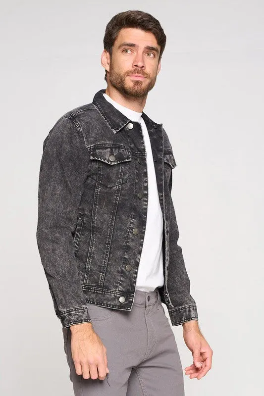 Men's Denim Stonewashed Jacket