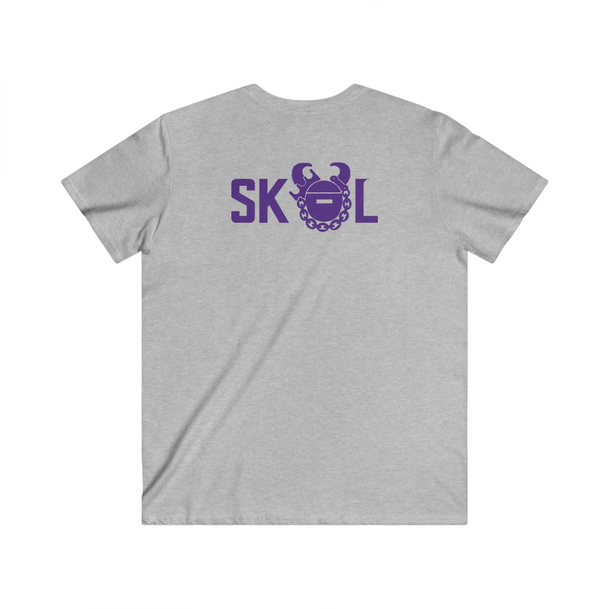 Men's Fitted V-Neck Short Sleeve - Vikes Football