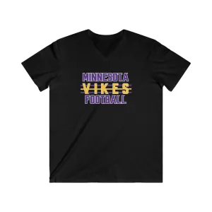 Men's Fitted V-Neck Short Sleeve - Vikes Football