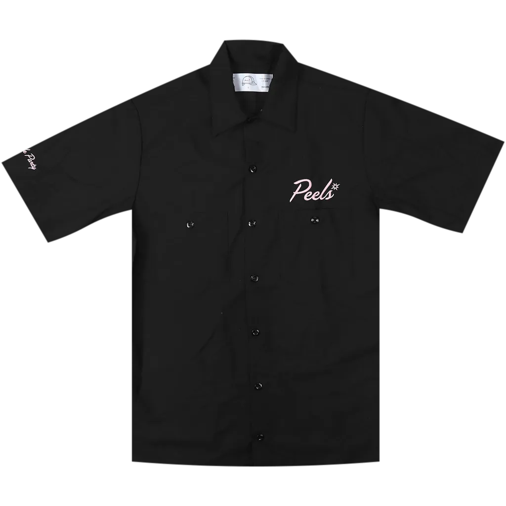 Peels Black Button Down Shirt