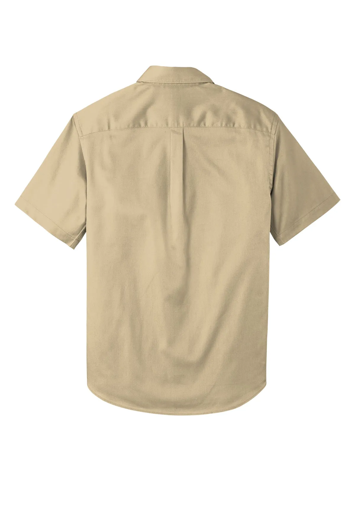 Port Authority® Short Sleeve SuperPro React™ Twill Shirt - Wheat