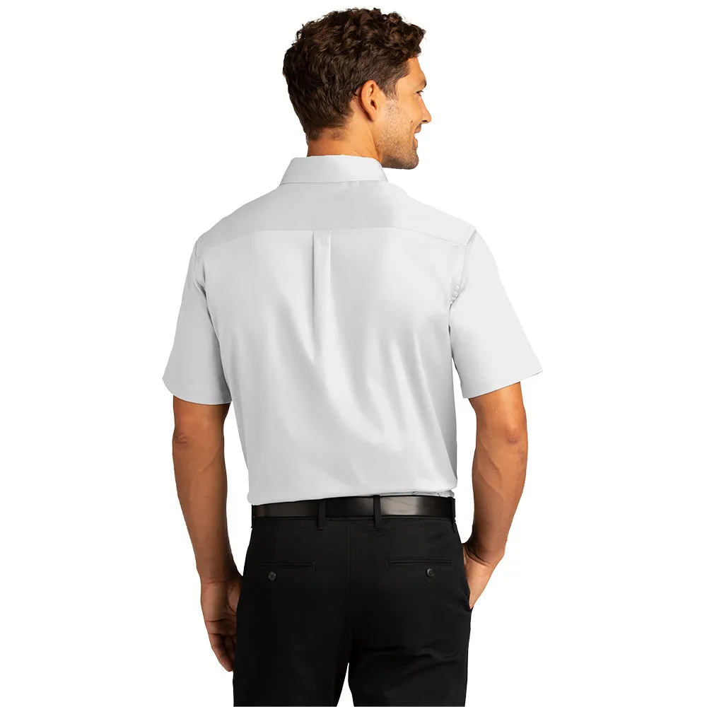 Port Authority® Short Sleeve SuperPro React™ Twill Shirt - White