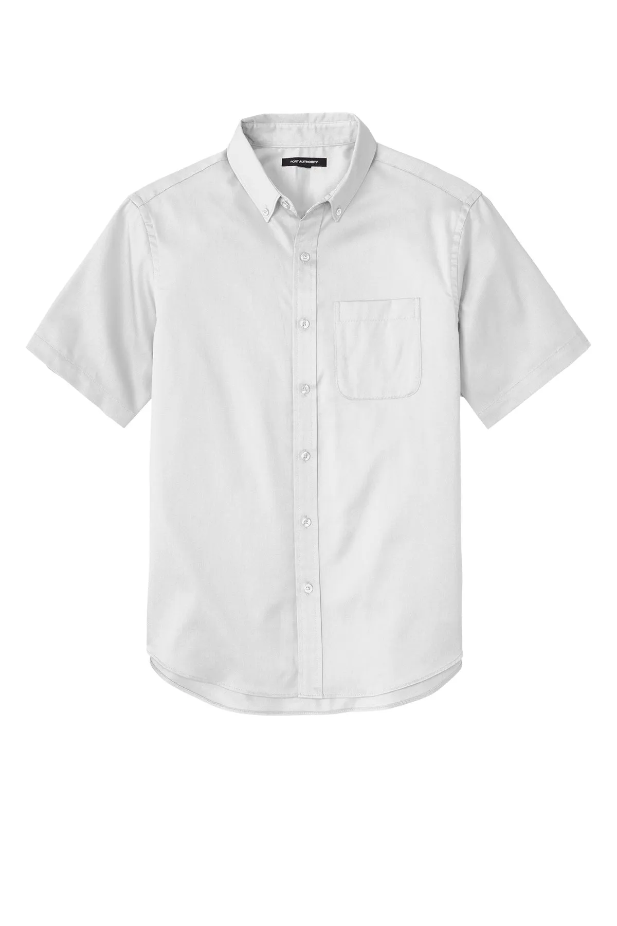 Port Authority® Short Sleeve SuperPro React™ Twill Shirt - White