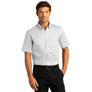 Port Authority® Short Sleeve SuperPro React™ Twill Shirt - White