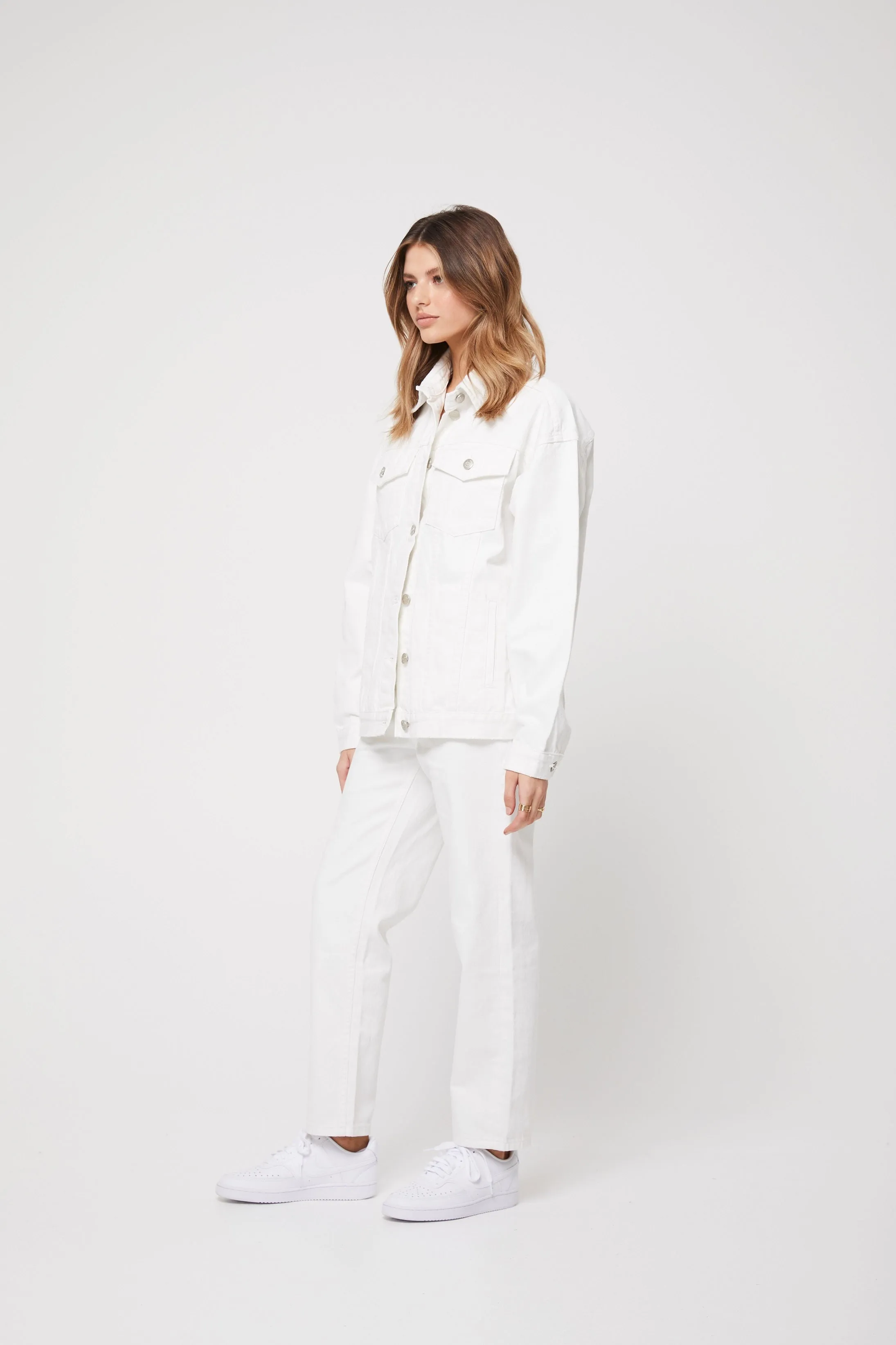 Rozalia Russian x Atoir WOMENS THE DENIM JACKET -WHITE