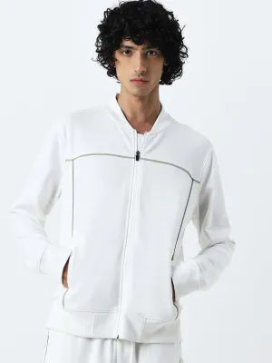 Studiofit Off-White Relaxed-Fit Jacket