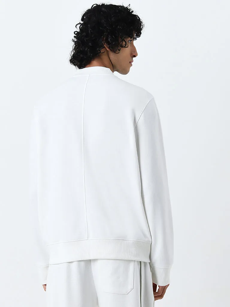 Studiofit Off-White Relaxed-Fit Jacket