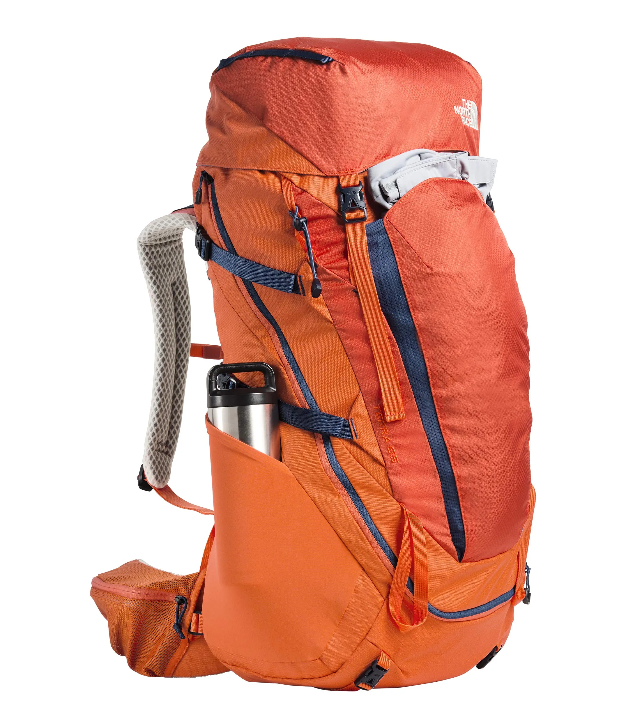 The North Face Terra 55, Zion Orange/Shady Blue, Large/X-Large